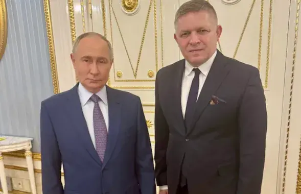 Уладзімір Пуцін і Роберт Фіца

