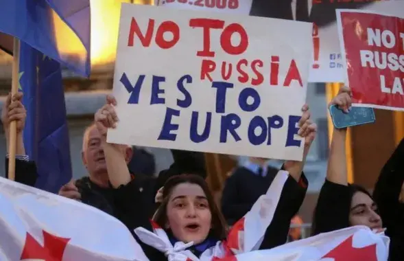Протесты в Грузии
