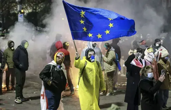 Протесты в Грузии 30 ноября

