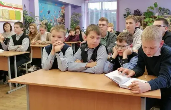 Белорусские школьники
