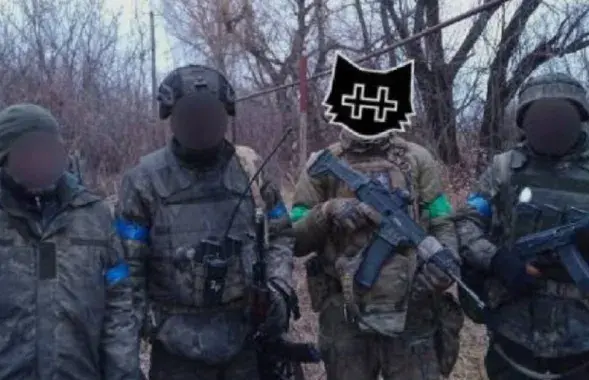 Беларускія і ўкраінскія байцы на фронце
