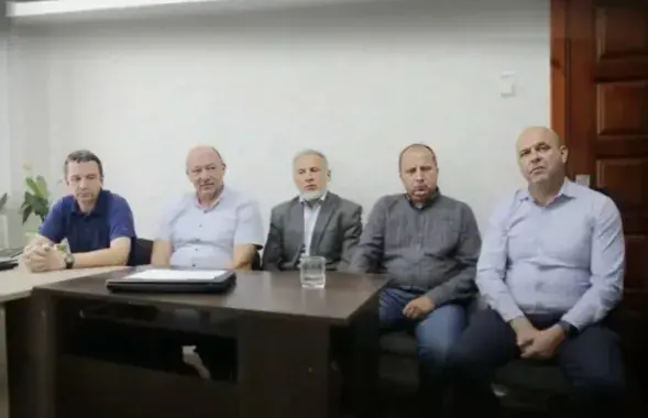 Слева направо: Дмитрий Вдовин, Виталий Папроцкий, Вячеслав Ильич, Андрей Дорошко, Игорь Кисляк
