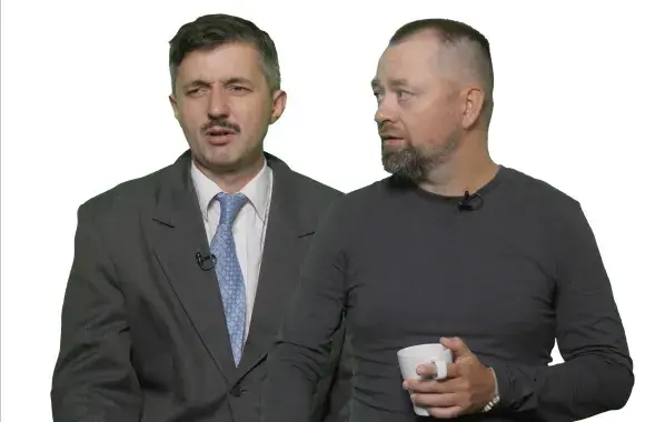 Міхась Зуй і Валер Руселік
