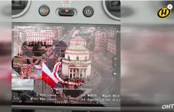 Беларускі марш у Варшаве
