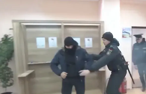 Задержание "поджигателя"
