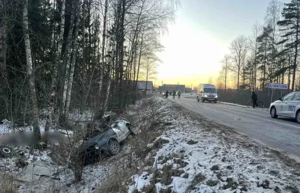 На месте ДТП
