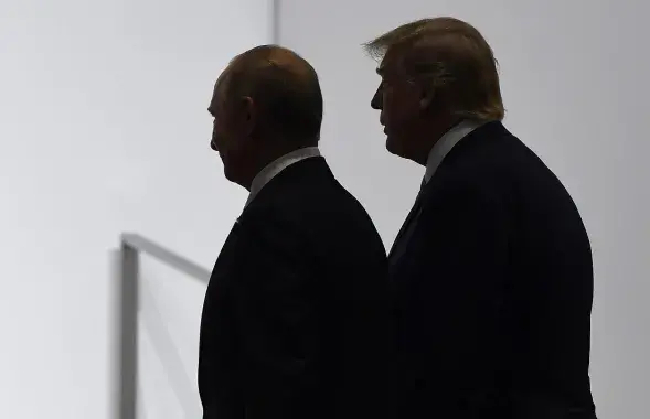 Уладзімір Пуцін і Дональд Трамп
