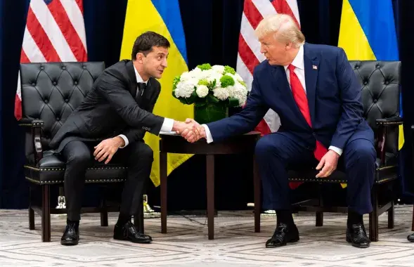 Владимир Зеленский и Дональд Трамп
