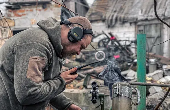 На позиции калиновцев
