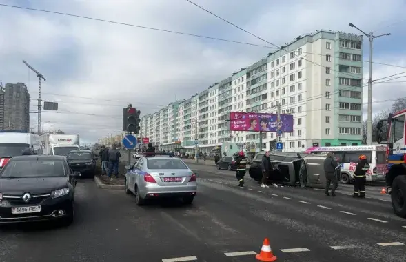 На месте аварии
