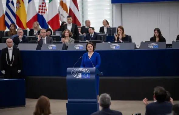 Святлана Ціханоўская ў Еўрапарламенце
