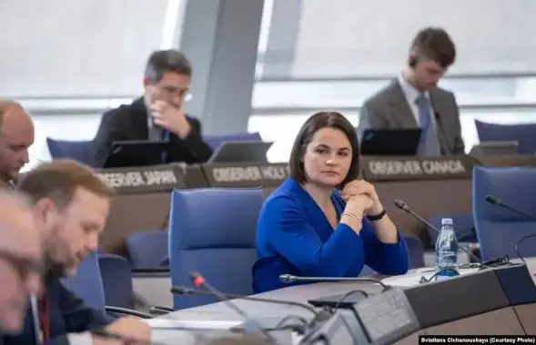 Светлана Тихановская в Совете Европы
