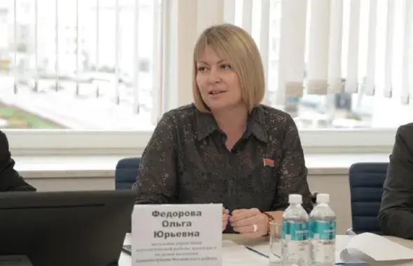 Галоўны раённы ідэолаг Вольга Фёдарава
