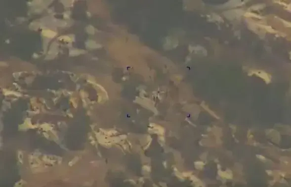 Палігон у Днепрапятроўскай вобласці пасля ракетнага ўдару
