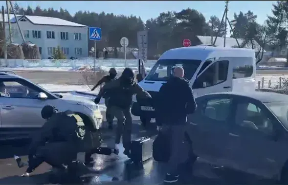 Задержание украинца
