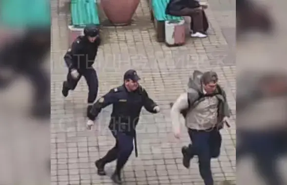 Погоня за преподавателем БНТУ
