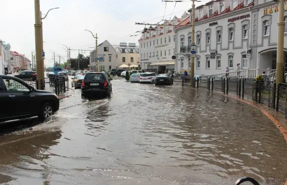 После ливня в Гродно
