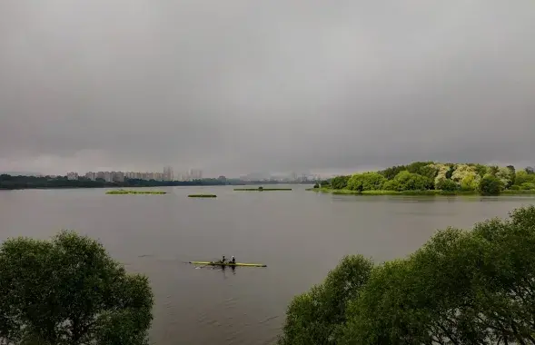 Навальніца над Мінскам

