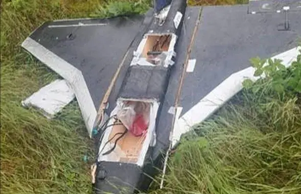 Дрон, прилетевший в Литву
