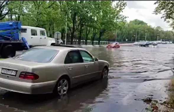 Ливень в Минске
