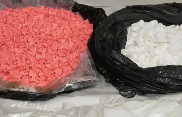 Наркотыкі, знойдзеныя ў беларусаў
