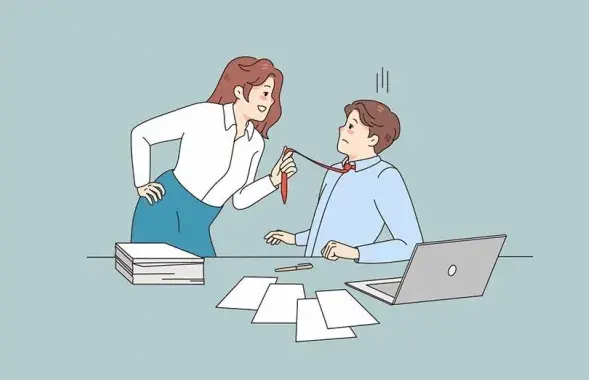 &nbsp;Ілюстрацыя на тэму харасмента
