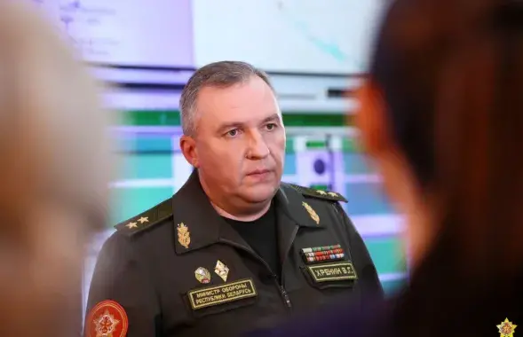Міністр абароны Віктар Хрэнін

