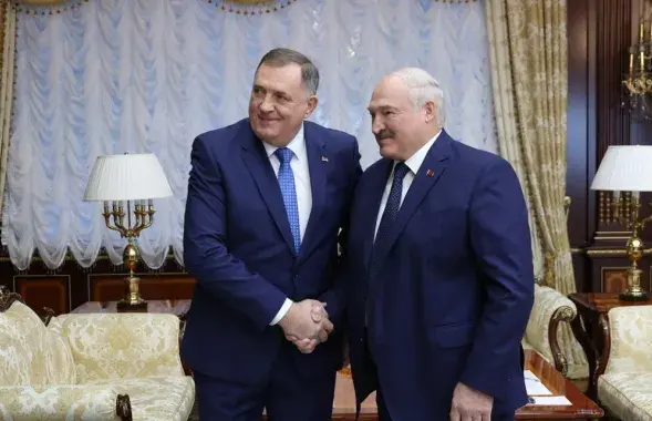 Милорад Додик и Александр Лукашенко
