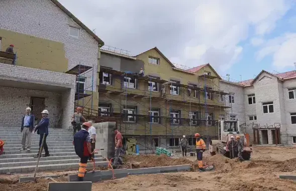 Будаўніцтва Пастаўскай раённай бальніцы
