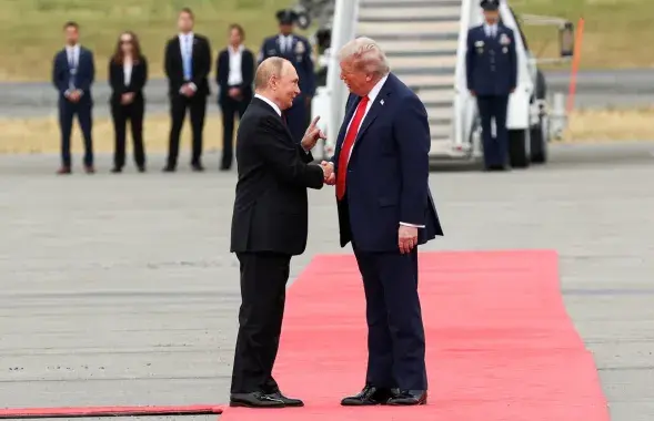 Уладзімір Пуцін і Дональд Трамп
