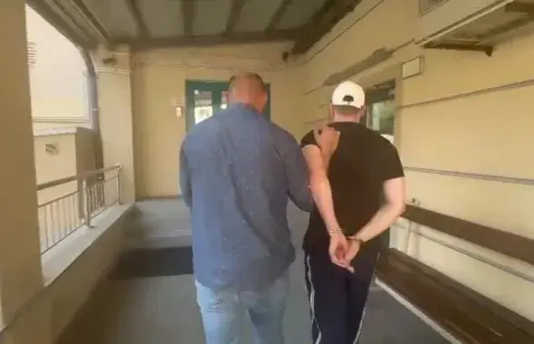 Затрыманы ў Варшаве беларус
