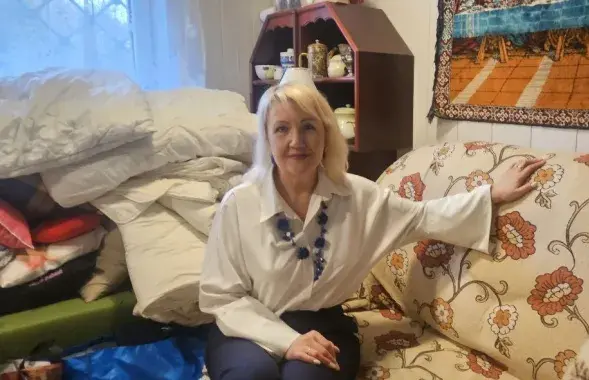 Анна Федоронок в шелтере "Притулі мяне"
