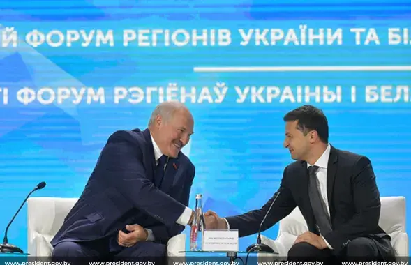 Так Лукашенко и Зеленский встречались в 2019 году
