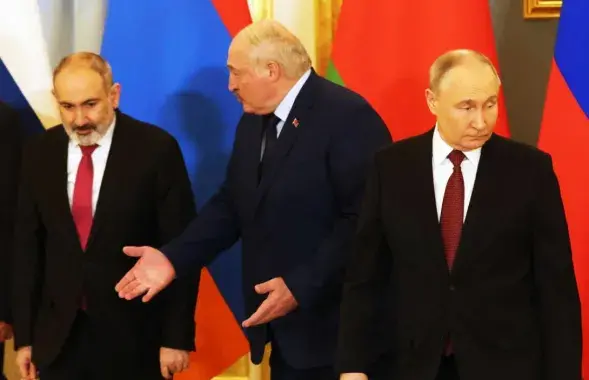Пашынян, Лукашэнка і Пуцін
