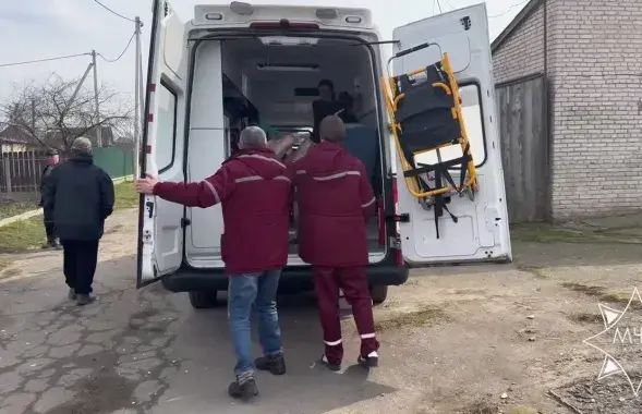 Пасля выбуху ў Казіміраўцы шпіталізавалі мужчыну
