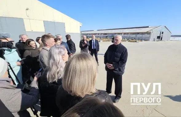 Лукашенко во время поездки на Могилевщину
