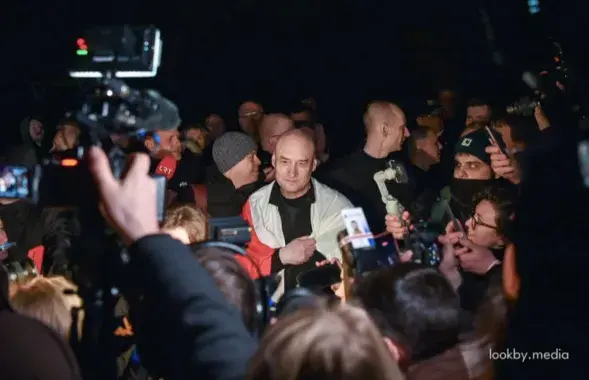 Сустрэча вызваленных палітзняволеных у Вільнюсе, Літва, 19 сакавіка 2026 года
