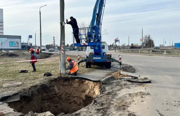 Коммунальная авария в Речице
