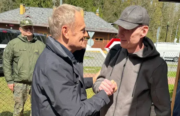 Дональд Туск и Анджей Почобут
