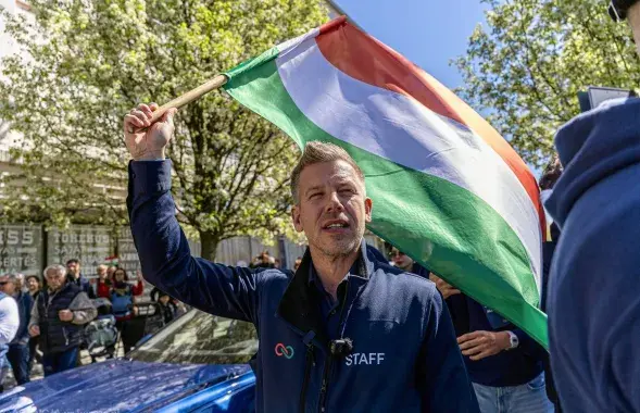 Лідар венгерскай апазіцыі Петэр Мадзяр
