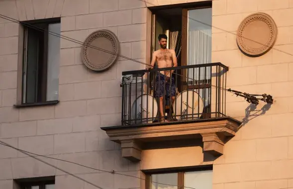 Спёка ў горадзе
