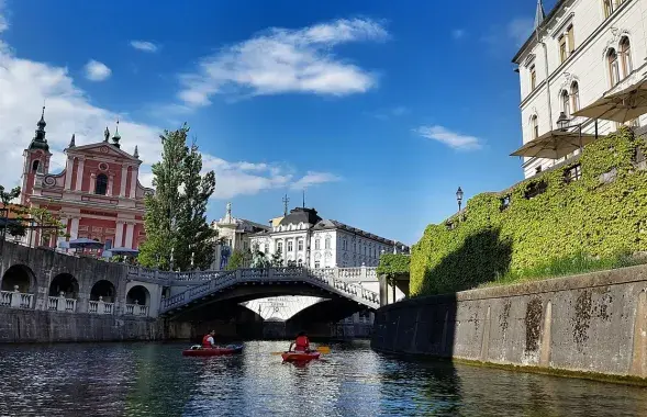 Любляна ў Славеніі, ілюстрацыйнае фота
