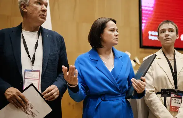 Павел Латушко, Светлана Тихановская, Маргарита Ворихова
