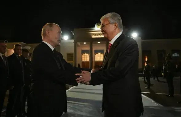 Путин и Токаев
