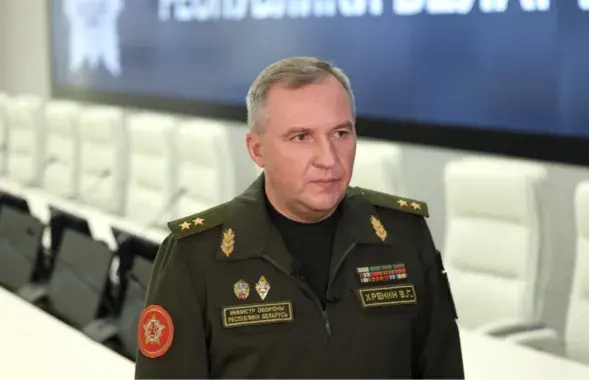 Міністр абароны Віктар Хрэнін
