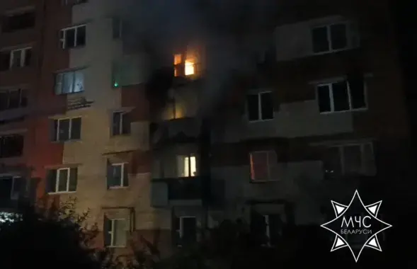 Пожар в витебском общежитии
