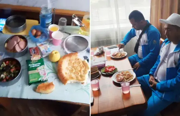 Абеды, якія паказалі работнікі з Узбекістана
