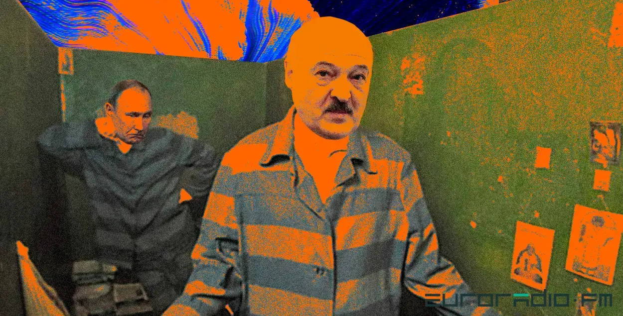 Лукашенко может составить компанию Путину и получить ордер на арест от Международного уголовного суда / коллаж Влада Рубанова, Еврорадио
