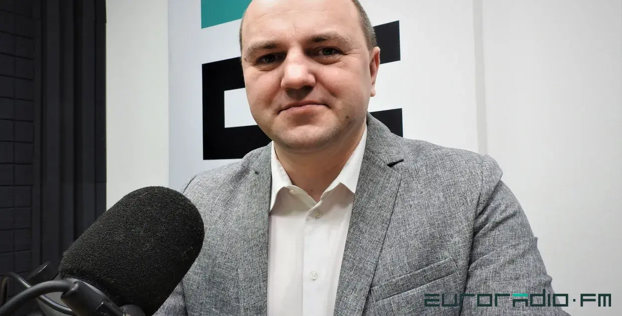 Егор Лебедок в студии Еврорадио
