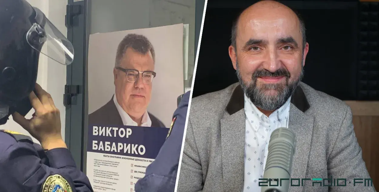 Віктар Бабарыка і Аляксандр Кныровіч / Еўрарадыё
